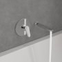 Villeroy & Boch O.Novo Wall-Mounted Bath Spout - Chrome