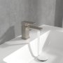 Villeroy & Boch Subway 3.0 Single Lever Mini Basin Mixer - Matt Brushed Nickel