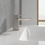 Villeroy & Boch Subway 3.0 Single Lever Mini Basin Mixer - Matt Brushed Nickel
