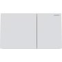Geberit Sigma 70 Stainless Steel Dual Flush Plate - Matt White