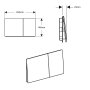 Geberit Sigma 70 Stainless Steel Dual Flush Plate - Matt White