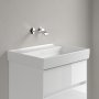 Villeroy & Boch Collaro 600mm Basin with 0 Tap Holes & without Overflow - Stone White (CeramicPlus)