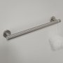 Coram Straight 450mm Safety Bar - Brushed Stainless Steel