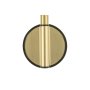 Coram Tune Towel Hook - Brushed Brass/Black