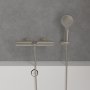 Villeroy & Boch Verve Round 3 Spray Hand Shower - Matt Brushed Nickel