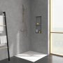 Villeroy & Boch Verve Exposed Shower Kit Including Riser Rail, Hose & Hand Shower - Matt Brushed Nickel