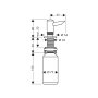 Hansgrohe Soap Dispenser - Stainless Steel Optic