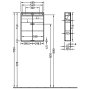 Villeroy & Boch Reflection 2 Door 600mm Mirror Cabinet with Lighting
