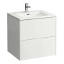Laufen Pro S 600mm Vanity Unit with Two Drawers & Basin  - Matt White