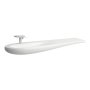 Laufen Alessi 1350mm 1 Drawer Vanity Unit with Left Hand Cut-Out - Noce Canaletto