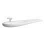 Laufen Alessi 1350mm 1 Drawer Vanity Unit with Left Hand Cut-Out - Noce Canaletto