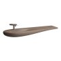 Laufen Alessi 1350mm 1 Drawer Vanity Unit with Left Hand Cut-Out - Noce Canaletto