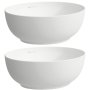 Laufen Alessi 1600mm Drawer Element with Left & Right Oval Cut-Out - Pearl Beige