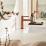 Vado Individual Origins Slimline Mono Basin Mixer - Brushed Bronze