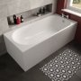 The White Space Arnold 1480 x 685mm Single-Ended Bath