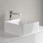 Villeroy & Boch Collaro 380mm Square Countertop Basin without Overflow - White Alpin
