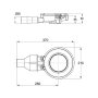 BetteScope 90mm Shower Waste - White