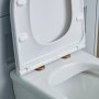 Tavistock Compass Square Back-to-Wall Rimless Toilet