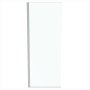 Ideal Standard i.life 800mm Wetroom Panel with Bottom Profile - Bright Silver