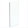 Ideal Standard i.life 900mm Wetroom Panel with Bottom Profile - Bright Silver
