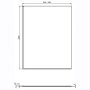 Ideal Standard i.life 1600mm Wetroom Panel with Bottom Profile - Bright Silver