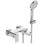 Ideal Standard Edge Single Lever Wall Mounted Bath Shower Mixer with Shower Set - Stock Clearance