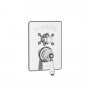 St James Traditional Concealed Thermostatic Shower Valve with Diverter