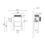 Abacus Easi-Plan 820mm Dual Flush Concealed Cistern Only