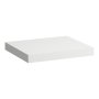 Laufen Lani 600mm Countertop with Installation Brackets (without Cut-Out) - Matt White