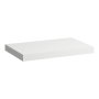 Laufen Lani 800mm Countertop with Installation Brackets (without Cut-Out) - Matt White