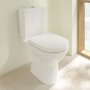 Villeroy & Boch O.Novo Open Back Close-Coupled Toilet, Cistern & Soft Close Seat Combi-Pack