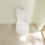 Villeroy & Boch O.Novo Open Back Close-Coupled Toilet, Cistern & Soft Close Seat Combi-Pack