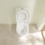 Villeroy & Boch O.Novo Open Back Close-Coupled Toilet, Cistern & Soft Close Seat Combi-Pack