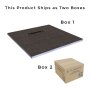 Abacus Elements 900 x 900mm Level Access Wetroom Kit with 300mm Linear End Drain & Installation Kit