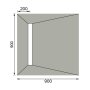 Abacus Elements 900 x 900mm Level Access Wetroom Kit with 600mm Linear End Drain & Installation Kit