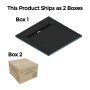 Abacus Elements 900 x 900mm Level Access Wetroom Kit with 600mm Linear End Drain & Installation Kit