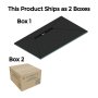 Abacus Elements 1600 x 900mm Level Access Wetroom Kit with 600mm Linear Offset Drain & Installation Kit