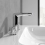 Villeroy & Boch Antao Three-Hole Basin Mixer with Pop-Up Waste - Chrome