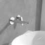 Villeroy & Boch Antao Wall-Mounted Single-Lever Basin Mixer - Chrome