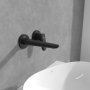 Villeroy & Boch Antao Wall-Mounted Single-Lever Basin Mixer - Matt Black