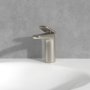 Villeroy & Boch Antao Single-Lever Basin Mixer with Pop-Up Waste - Matt Brushed Nickel