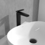 Villeroy & Boch Antao Tall Single-Lever Basin Mixer with Pop-Up Waste - Matt Black