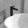 Villeroy & Boch Antao Tall Single-Lever Basin Mixer with Pop-Up Waste - Matt Black