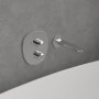 Villeroy & Boch Antao Concealed Shower Mixer with One-Way Volume Control - Chrome