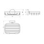Scudo Delta Wall-Mounted Soap Basket - Chrome