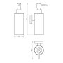 Scudo Delta Wall-Mounted Soap Dispenser - Chrome