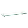 Scudo Delta Wall-Mounted Glass Shelf - Chrome