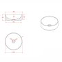 Scudo Sanctuary 350 x 350mm Round Marble Basin - Venato White