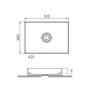 Scudo Stance Countertop Basin 500 x 360mm - White
