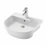 Scudo Middelton 560 x 470mm Semi-Recessed Basin - White